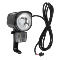 Miniatyrbilde 1 av 8: Elektrisk sykkellys foran DC12V til 72V LED-lys SM-plugg 2-piners holdbar ABS Ebike frontlykt for elektrisk sykkel
