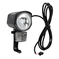 Pikkukuva 1 / 8: Sähköpyörän etuvalo DC12V - 72V LED-valo SM-liitin 2-nastainen Kestävä ABS Ebike-ajovalo sähköpyörälle