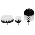 Miniatyrbillede 1 af 8: 3 Stk Borebørstesæt Power Scrubber Rengøringstilbehør Nylon til Badekar Flise Toilet