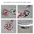 Miniatyrbild 2 av 4: 1 Par Clipless Pedalplattformsadaptrar För Spd Pedal Titanium Zekai