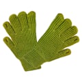 Miniatyrbild 1 av 8: Vinterhandskar 2 fingrar exponerad design akryl fleece enfärgad lång vinter stickade handskar för utomhus inomhus grön