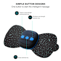 Miniatyrbilde 8 av 8: EMS Pulse Massager Mini Relive Fatigue Nakke Kroppsmuskel Massasjer Stimulator (Fjernkontroll Type)