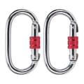 2 st. Luft Yoga Bergsklättring Spänne O-Typ Lås Runway Hook Klättring Karabiner