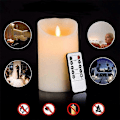 Miniatyrbilde 3 av 5: LED-lys, flimrende flammeløse lys, oppladbart lys, 12,5 cm
