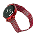 Miniatyrbild 4 av 8: Kvinnor LED watch LED-pekskärm Stor skärm Slitstark legering Modedesign Digital LED- watch för flicka Kvinnor Vuxen Röd