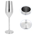 Miniatyrbild 3 av 8: 304 Rostfritt Stål Vinglas Champagne Glas Dricksglas 220ML för Bar Fest BankettSilver