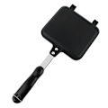 Miniatyrbilde 5 av 8: Dobbeltsidig Non-stick stekepanne vaffeljern for kake toast sandwich