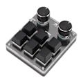 Miniatyrbillede 2 af 8: USB Mini 6-tasters tastatur med 2 drejeknapper Rød switch Programmerbar brugerdefineret Mini Macro Enhånds tastatur til spil