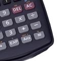 Miniatyrbillede 7 af 8: Videnskabelig lommeregner To linjers display Brøkberegning Automatisk nedlukning 12-bit funktionsberegner til studerende Mørkeblå (Nær sort)