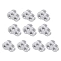 Pikkukuva 1 / 8: 10 kpl Offset-kiinnikkeitä Luminum-seos 3-reikäinen Stabilointi Offset-kiinnike Roboteille Erityinen asennus