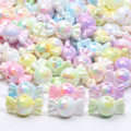 Miniatyrbillede 4 af 5: 10 stk. Gradient Farve Akryl Perler til Smykkefremstilling Armbånd Halskæder Øreringe Charms DIY Håndværk gul