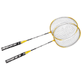 Miniatyrbild 7 av 8: 205 Badmintonracket Split Iron Alloy Badmintonracket Set för Amatör Grundläggande Träning Utomhus Bakgårdar Lekplats Gym