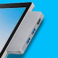 Miniatyrbillede 1 af 5: kompatibel med Surface Pro 8 USB C Hub, 4K HDMI-kompatibel Adapter+ Læser