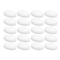 Miniatyrbillede 4 af 8: 20 STK Naturlige ægformede ovale cabochons 18x13mm smykker Craft Perle Making Supplies til jul Fødselsdage Gaver Sort Onyx