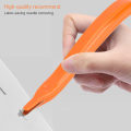 Miniatyrbilde 7 av 8: Arbeidsbesparende og universell pennform magnetisk nålfjerner (oransje)
