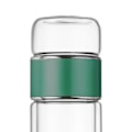 Miniatyrbilde 7 av 8: Teinfusjonsflaske 420 ml dobbeltlags rustfritt stål lekkasjesikker glassflaske for kontor, reise, hjem