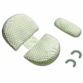 Miniatyrbilde 1 av 5: Side Sleeper Gravidepute U-formet Dobbel Kileformet Mammakpute med Justerbar Putestøtte - B11 Grønn