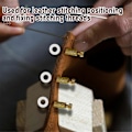 Miniatyrbild 3 av 5: 24 st Läder Sömnad Lokaliseringsnålar, DIY Sutur Positioneringsnål