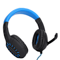 Miniatyrbillede 8 af 8: Kablet hovedtelefon PC computer spil stereo lysende headset med mikrofon 20Hz‑20KHz