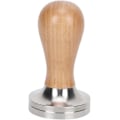 Miniatyrbild 1 av 5: 59 mm eller 57,5 mm Espresso Tamper Kaffepress Rostfritt Stål med Trähandtag, Hög Prestanda