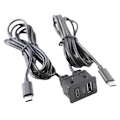 Miniatyrbild 3 av 5: Bil Android Navigationsmaskin Dubbel TYPE-C Ingång till USB+USB-C Panel