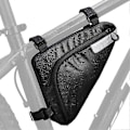 Miniatyrbillede 1 af 5: Cykeltrekantrammetaske, Vandtæt Cykelsaddeltaske Cykelfrontrør Trekant, Cykeltilbehør Værktøj Til Alle Cykler