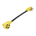 Miniatyrbilde 7 av 8: 50A RV-lader strømledningadapter 14‑50P hann til 14‑50P hunn fleksibel ledningspluggkontakt for yacht campingvogn