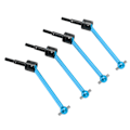 Pikkukuva 6 / 8: 4 kpl RC Metal Universal CVD Drive Shaft Set Tamiya TT02B 1/10 RC Auto Upgrade Osia Sini