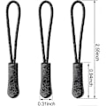 Miniatyrbilde 5 av 5: Glidelåsdrager Erstatning Metall Glidelåsforlenger Håndtak Fikser 10 Stk_SZXM