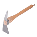 Pikkukuva 4 / 8: Pick Axe Yksinkertainen Käytännöllinen Hienotyöstö Ruostumattomasta teräksestä Puumateriaalin kaivutyökalut