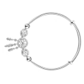 Miniatyrbild 2 av 8: Drömfångare Armband Tassel Fjäder Charm Silver Push Pull Spänne Justerbart Armband Smycken