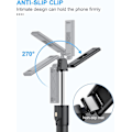 Miniatyrbild 3 av 5: Vit Bluetooth Selfie Stick, 3 I 1 Mini Stativ Teleskopisk Smartphone Monopod Med Fjärrkontroll Aluminiumlegering För Iphone 13 12 11 Pro Max/xs/xr/x/