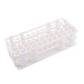 Miniatyrbillede 6 af 8: 1 stk. reagensglasstativ i plast med 60 huller, holder, opbevaringsstativ, laboratorium, 3 lag, 16 mm hul