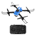 Miniatyrbild 8 av 8: Drönare Plast 4K Hög Definition Dubbel Kamera Lins Optisk Flödespositionering Undvik Hinder UAV för 14 Ovan Blå Dubbel Batteri