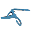 Miniatyrbillede 4 af 5: Guitar Capo Legering Hurtigt Tone Skift Bærbart Instrument Tilbehør til Spilleoptræden Blå