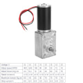 Pikkukuva 2 / 7: Alennus sähkövaihdemoottori käännettävä matovaihdemoottori 8mm akseli - 1 kpl 12V,30RPM 12V,30RPM