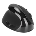 Pikkukuva 3 / 8: Vasenkätinen pystyhiiri 2.4G langaton pystysuuntainen ergonominen hiiri ladattava hiiri USB sovittimella säädettävä DPI PC:lle musta