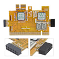 Miniatyrbilde 8 av 8: Skrivebordsdiagnostikkort PCI PCIE 2LPC 4-i-1-analysator Hovedkort 2-biters feilsøkingssett