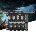 Miniatyrbild 8 av 8: HDD Hårddisk Strömförsörjningsbrytare Kontrollmodul SATA Drivrutbyte För Stationär Dator