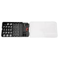 Miniatyrbillede 5 af 8: Multifunktionel 104 gitter 3 lys Batteriopbevaringsboks Organizer containerboks med batteritester