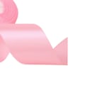 Miniatyrbilde 7 av 8: 5 ruller ensfarget bånd 4 cm dobbeltsidig satengbånd for DIY håndverk gaveemballasje lys rosa