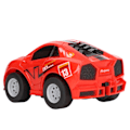 Pikkukuva 6 / 8: 1/43 mittakaavan kauko-ohjattava auto, suuri nopeus, 4 kanavaa, simuloitu RC-autolelu sisä- ja ulkokäyttöön 6148T punainen