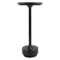 Miniatyrbillede 3 af 8: LED-skrivebordslampe Justerbar lysstyrke 360 graders belysning Hurtig opladning Aluminium bordlampe Sort