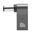 Pikkukuva 2 / 8: Oikeakulmainen PD 100 W -sovitin 5 A 100 W 18,5 V-20 V kannettava tietokone, tyyppi C, naaras-urossovitin alumiinikuorella varustetulle HP:n kannettavalle tietokoneelle