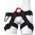Miniatyrbilde 3 av 4: Justerbart Klatresikkerhetssele - Ultimate Beskyttelse for Fjellklatring - Unisex Fjell Fall Arrest Belte (Svart)