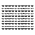 100 st hårförlängningsklämmor multifunktionella 38 mm 10-tands perukklämmor för hårförlängningar DIY svart