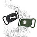 Miniatyrbillede 2 af 5: Silikone Cover til Samsung Galaxy SmartTag 2 Bluetooth Tracker Beskyttelsesetui til Hund / Kat - B6 Knoglemønster Pink