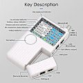 Miniatyrbilde 4 av 5: Nettverkskabeltester Rj11 Rj45 Usb Bnc For Utp Stp Lan Kabelsporing