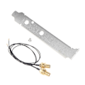 Miniatyrbilde 5 av 5: 2.4ghz 5ghz Dual Band Wifi Rp-sma Hannantenne + 20cm Rp-sma Ipex Mhf4 Kabel