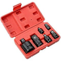 Miniatyrbilde 1 av 5: 6 Deler Serie Impact Reduserer & Pipeadapter Pipenøkkel 1/4 1/2 3/8 3/4 Luftskralle
